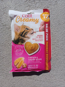 Creamy Catit Tubes pour chats (Crevette)